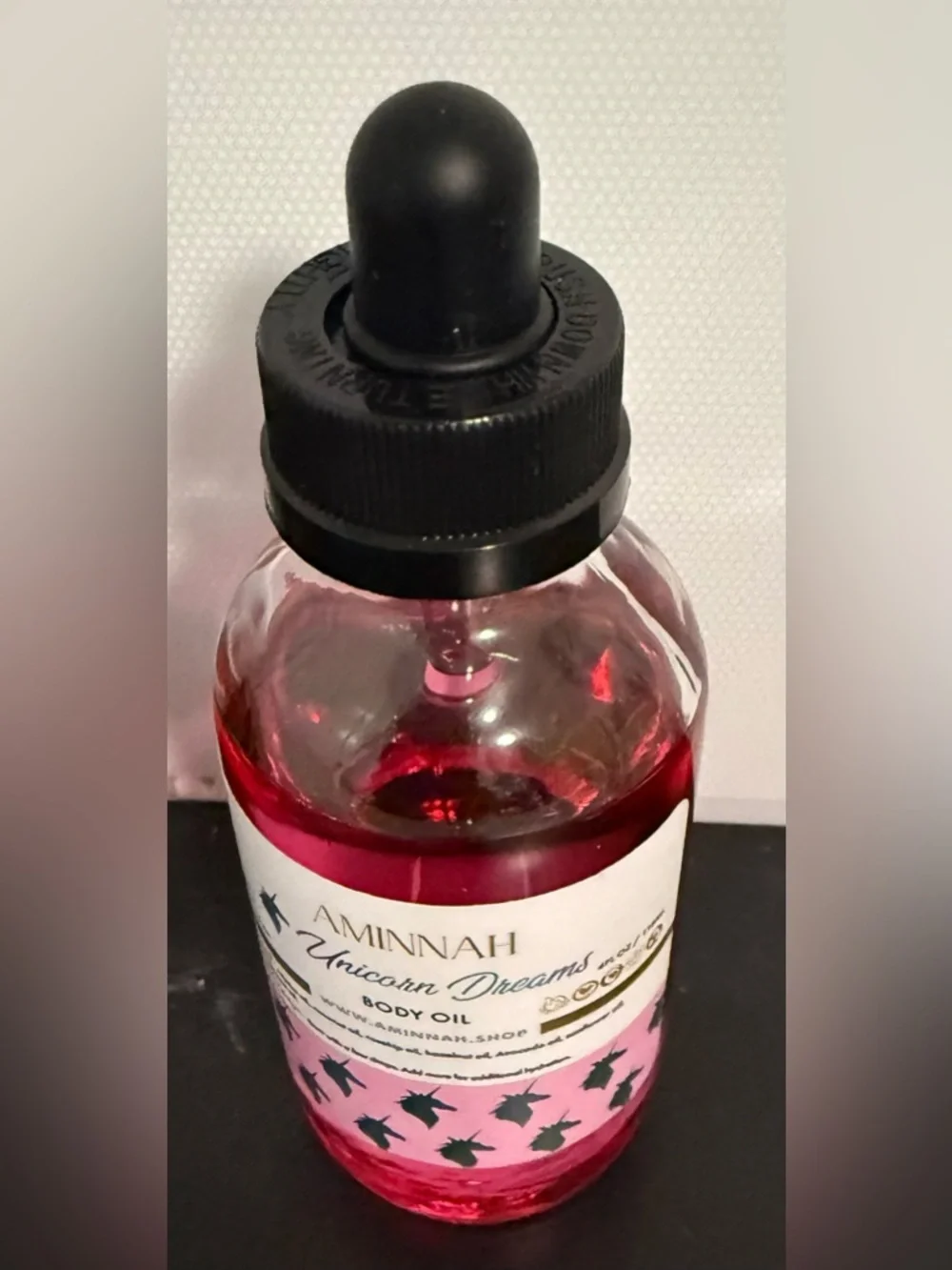 Aminnah Unicorn Dreams Body Oil! NEW Smells like Pink Sugar & Cotton Candy!
